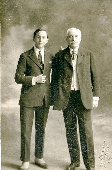 Bazinet Leon Joseph et son fils Jean en 1922